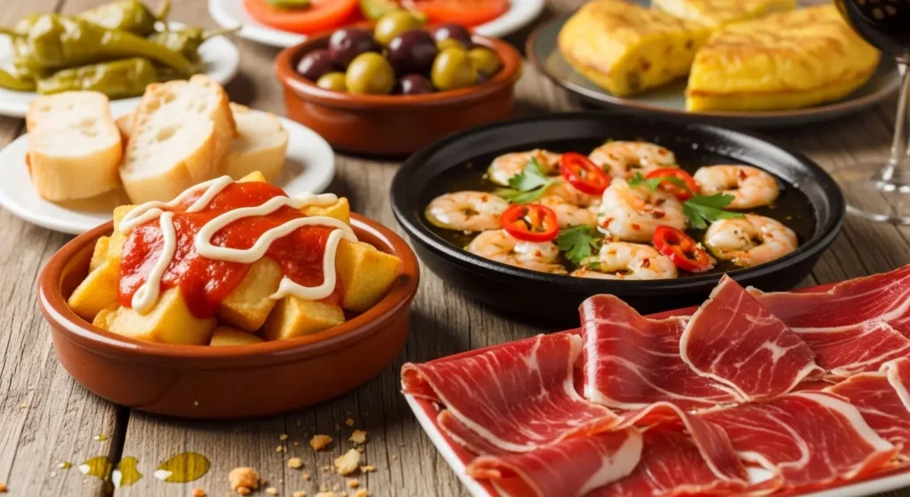 Authentic Spanish tapas variety in a traditional Madrid tavern. By Yaz Explore | YazExplore