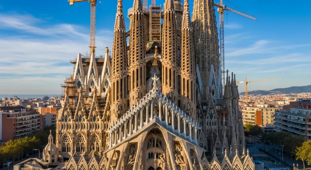  The Sagrada Família in Barcelona, ​​an iconic stop on a first Spain vacation itinerary By Yaz Explore | YazExplore 