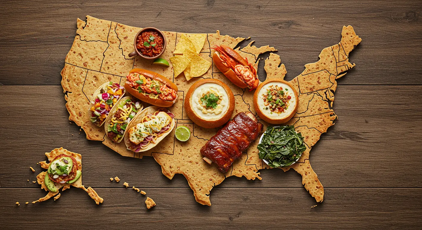 EXPLORE - United States Food: A Delicious Melting Pot Read more about the article United States Food: A Delicious Melting Pot