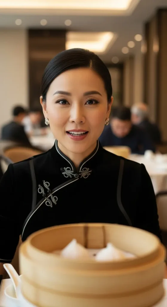 EXPLORE - Chinese Food: More Than Just Takeout #ChineseFood, #FoodBlog, #BeginnerGuide, #Foodie, #SichuanCuisine, #CantoneseCuisine, #CookingTips, #AsianFood, #FoodEducation, #ExploreCuisine, #AuthenticFood, #CulturalFood,
A woman speaks to the camera with a knowing smile against the majestic backdrop of traditional Chinese imperial architecture, like the Forbidden City, during a beautiful golden hour sunset.