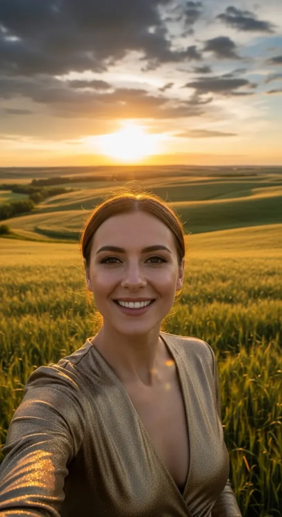 EXPLORE - Canada's Food: A Beginner's Guide to the Tasty Secrets You Need to Try A glamorous influencer sharing insights on Canada's food during a prairie sunset. Canadian Cuisine , Food Travel , Canada Tourism , Iconic Dishes , Food Guide , Cultural Food ,