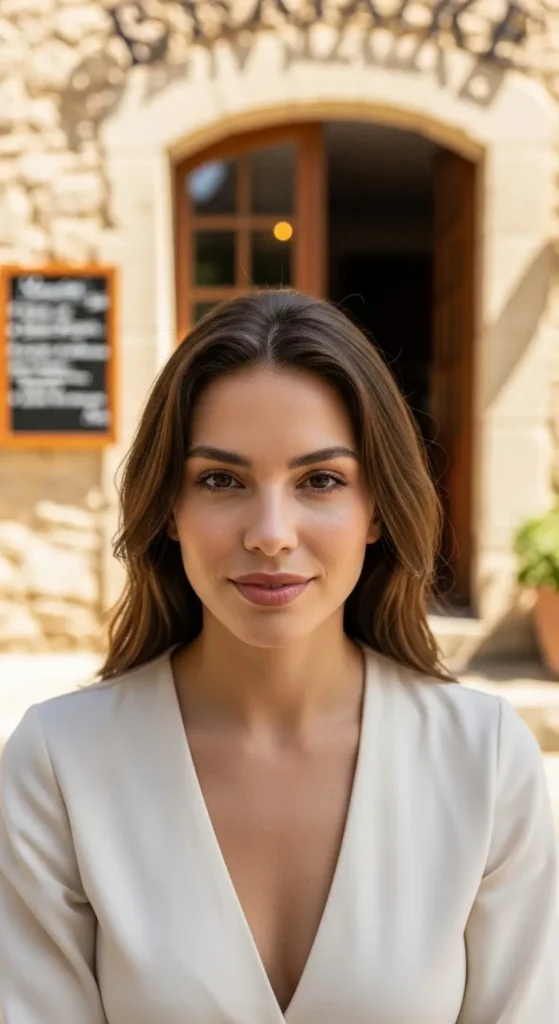 EXPLORE - France Food: More Than Just Baguette & Brie A smiling woman vlogs in front of a classic Parisian café terrace, talking about French café culture. #FrenchCuisine, #FoodTravel, #FranceFoodGuide, #EatLikeALocal, #FrenchCooking, #FoodieTravel, #CulinaryTourism, #BeginnerFoodGuide, #Gastronomy