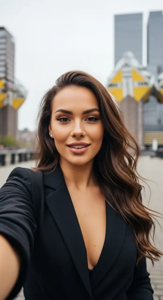 EXPLORE - Netherlands Vacation: A Proven Guide to Amazing Sights & Local Secrets A smiling influencer talking about her Netherlands vacation with Amsterdam canals in the background. Netherlands travel, Europe vacation, Amsterdam guide, Dutch culture, travel tips for beginners,