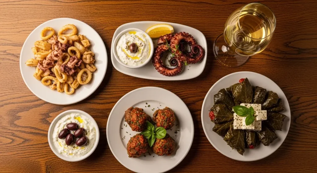 AdeliciousspreadofGreekmeze,showcasingthevarietyofGreekcultureanditscuisine. By Yaz Explore | YazExplore
    E-X-P-L-O-R-E without limits at YazExplore
